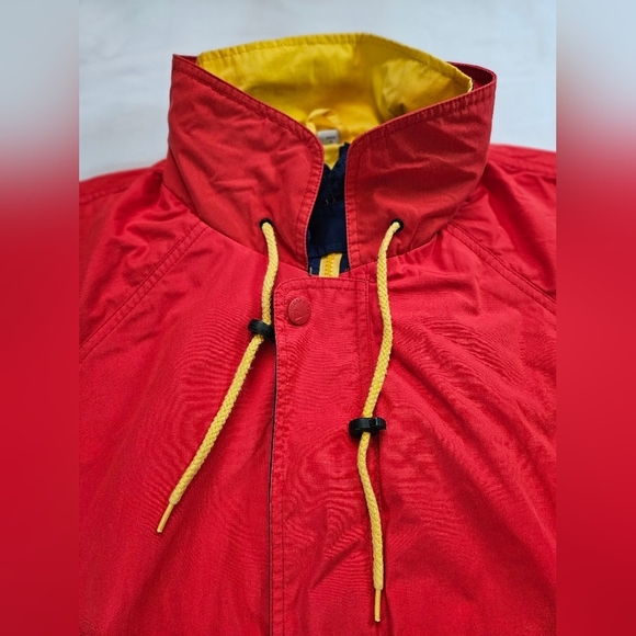 Oceanside Mens Red Boating Long Sleeve Elastic Waist Full Zipper Jacket Size L - Picture 3 of 16